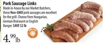 Market of Choice Pork Sausage Links offer