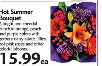 Sunset Foods Hot Summer Bouquet offer