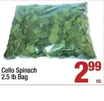 Super King Markets Cello Spinach offer