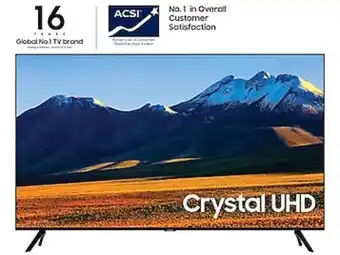 Samsung 86" class tu9010 crystal uhd 4k smart tv (2021) offer