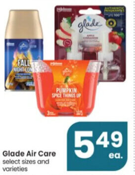 Albertsons Glade Air Care offer