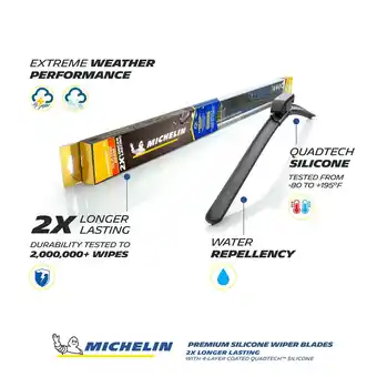 Walmart Michelin endurance xt advanced silicone wiper blade 22",last 2x longer offer