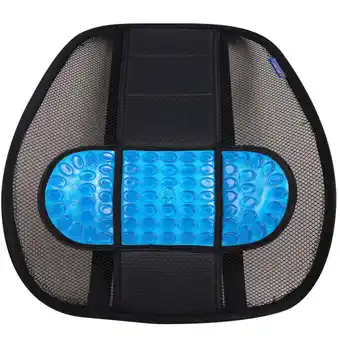 Walmart Ergo drive ergo air universal gel back support seat cushion, universal fit for car, truck, suv offer