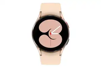 Walmart Samsung galaxy watch 4 - 40mm bt - pink gold - sm-r860nzdaxaa offer