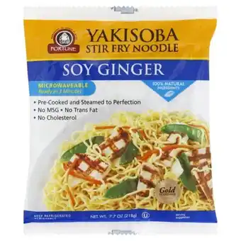 Raley's Fortune stir fry noodle, yakisoba, soy ginger offer