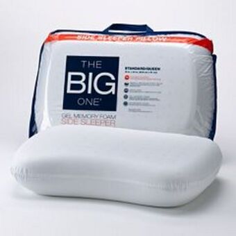 Kohl's The big one® gel memory foam side sleeper pillow offer