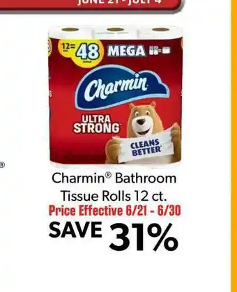 Commissary Charmin Bathroom Tissue Rolls 12 Ct. offer