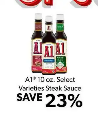 Commissary A1 10 Oz. Select Varieties Steak Sauce offer