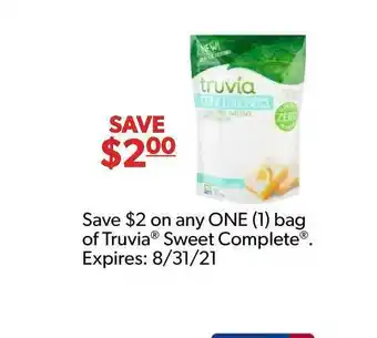 Commissary Truvia Sweet Complete offer