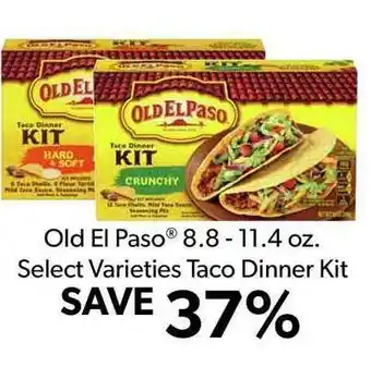Commissary Old El Paso 8.8 - 11.4 Oz. Select Varieties Taco Dinner Kit offer