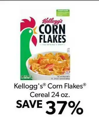 Commissary Kellogg's Corn Flakes Cereal 24 Oz. offer