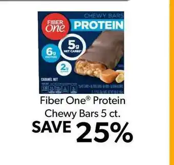 Commissary Fiber One Protein Chewy Bars 5 Ct. offer
