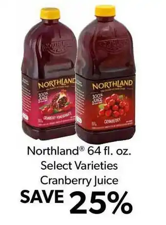 Commissary Northland 64 Fl. Oz. Select Varieties Cranberry Juice offer