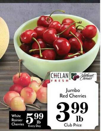 Pavilions Jumbo Red Cherries offer