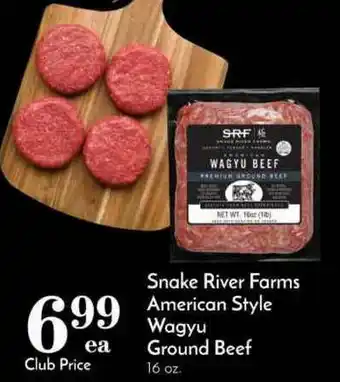Pavilions Snake River Farms American Style Wagyu Groud Beef offer