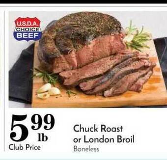 Pavilions Chuck Roast Or London Broil offer