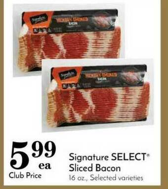Pavilions Signature Select Sliced Bacon offer