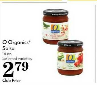 Pavilions O Organics Salsa offer