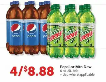 Fareway Pepsi Of Mtn Dew offer
