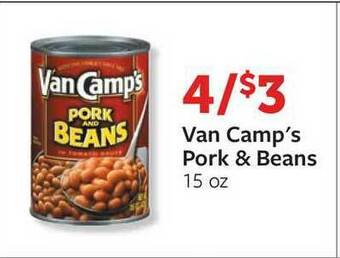Fareway Van Camp's Pork & Beans offer