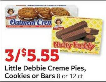 Fareway Little Debbie Creme Pies, Cookies Or Bars offer