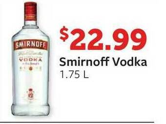 Fareway Smirnoff Vodka offer