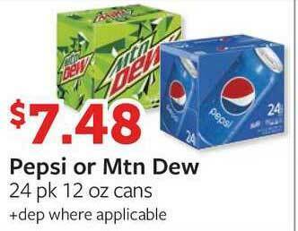 Fareway Pepsi Or Mtn Dew offer