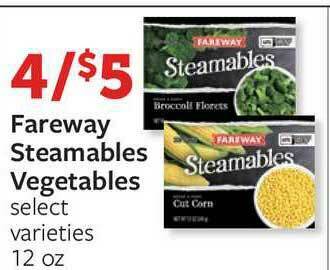 Fareway Fareway Steamables Vegetables offer