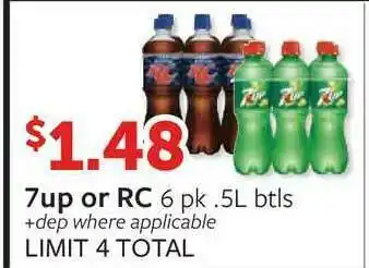 Fareway 7up Or Rc 6pk 5l Btls offer