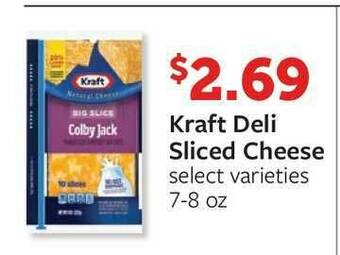 Fareway Kraft Deli Sliced Cheese offer