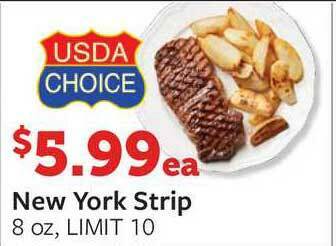 Fareway New York Strip offer