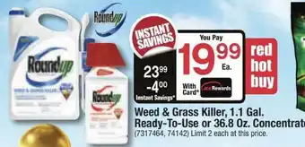 Ace Hardware Weed & Grass Killer 1.0 Gal. Ready-to-use Or 36.8 Oz. Concentrado offer