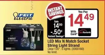 Ace Hardware Led Mix N Match Socket String Light Strand Feit Electric offer