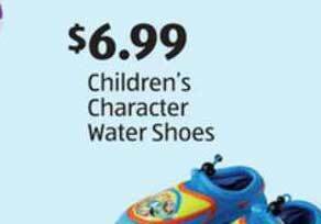 Aldi Children's Character Water Shoes offer