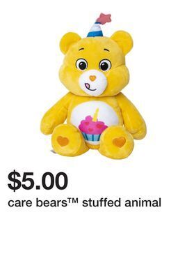 Five Below Care bears™ stuffed animal offer