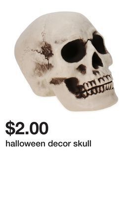 Five Below Halloween decor skull offer