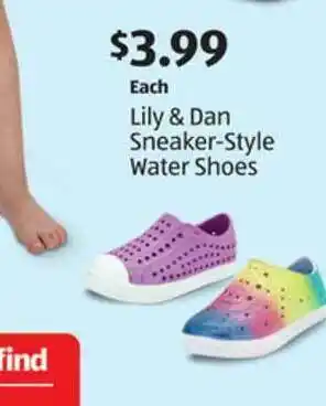 Aldi Lily & Dan Sneaker-style Water Shoes offer