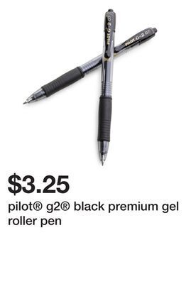 Five Below Pilot® g2® black premium gel roller pen offer