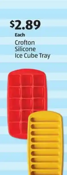 Aldi Crofton Silicone Ice Cube Tray offer