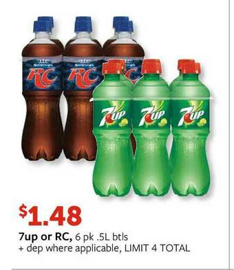 Fareway 7up Or RC offer