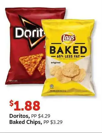 Fareway Doritos, Baked Chips offer