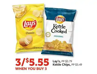 Fareway Lay's. Kettle Chips offer