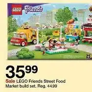 Target Lego friends street food market offer