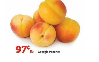 Fareway Georgia Peaches offer