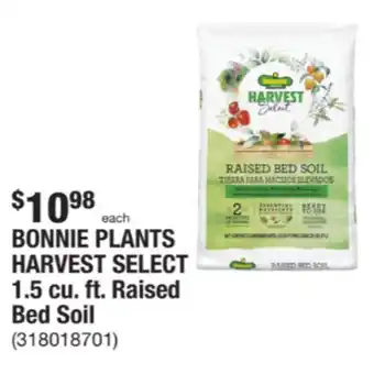 The Home Depot Raised bed soil offer