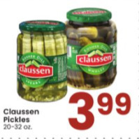 Albertsons Claussen pickles offer