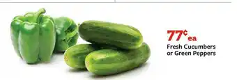 Fareway Fresh Cucumbers Or Green Peppers offer