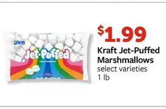Fareway Kraft Jet-Puffed Marshmallows 1 Lb offer