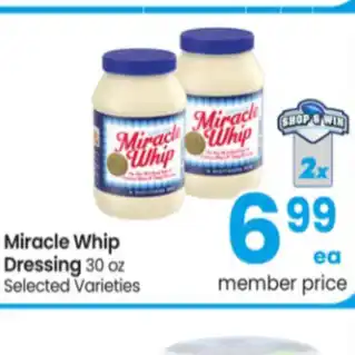 Carrs Miracle whip dressing offer