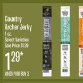 Jewel-Osco Country archer jerky offer